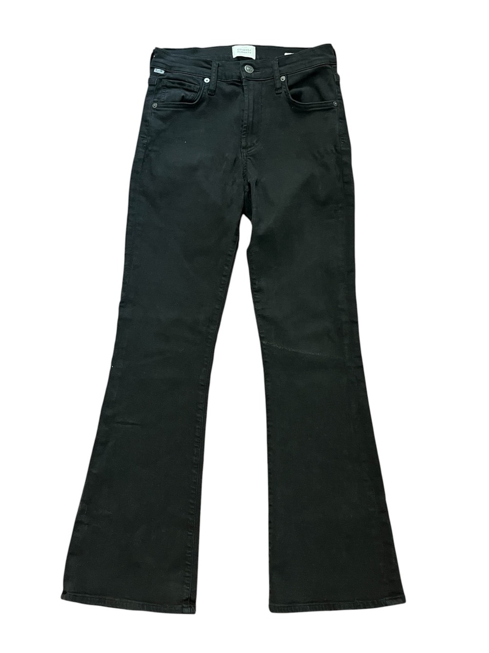 Citizens of Humanity Emannuelle Black Jeans 26 Low Rise Slim Bootcut Y2K Flare